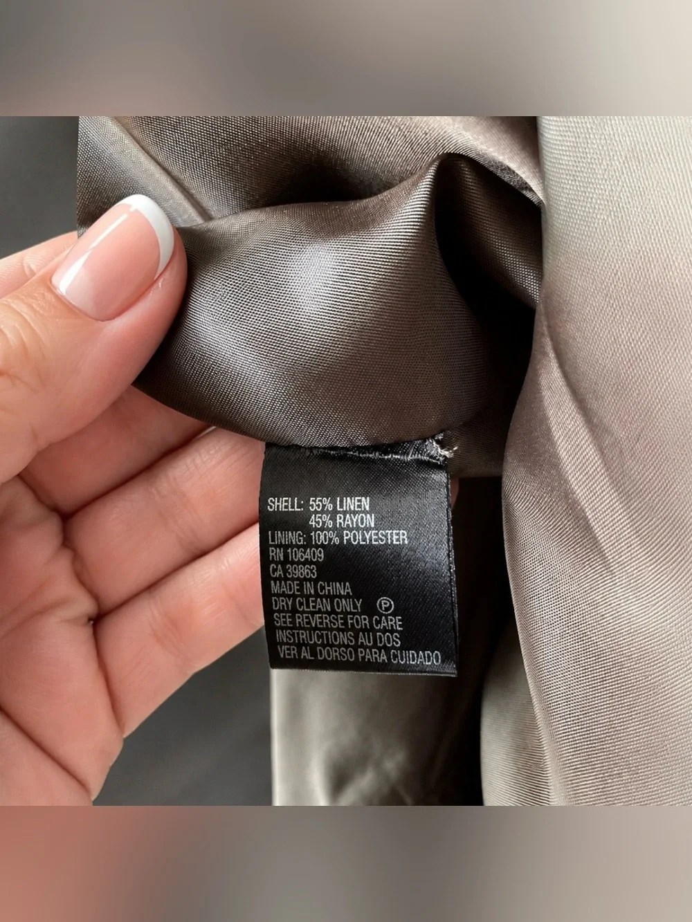 Tahari Dark Brown Tailored Blazer